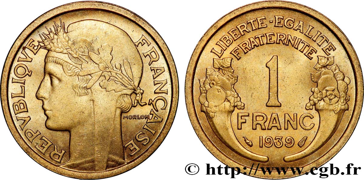 1 franc Morlon 1939 Paris F.219/10 fST64 
