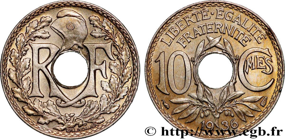 10 centimes Lindauer 1936  F.138/23 MS65 