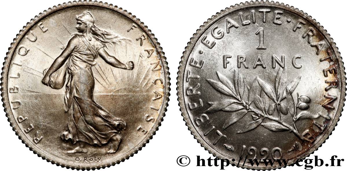 1 franc Semeuse 1920 Paris F.217/26 MS65 