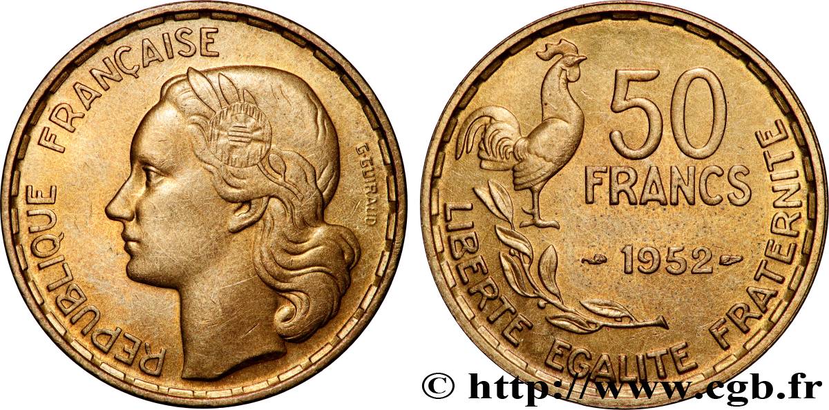 50 francs Guiraud 1952  F.425/8 MS 