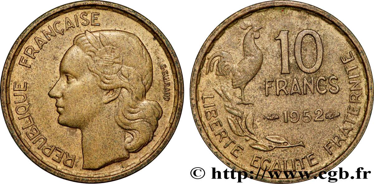 10 francs Guiraud 1952  F.363/6 VZ 