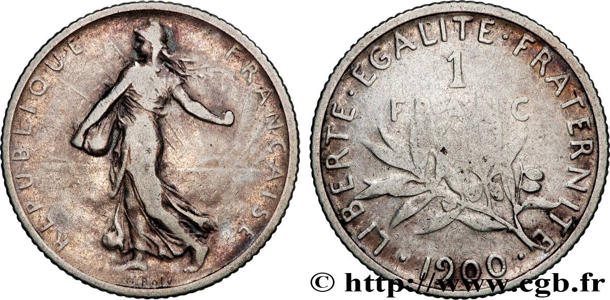 1 franc Semeuse 1900  F.217/4 VF 
