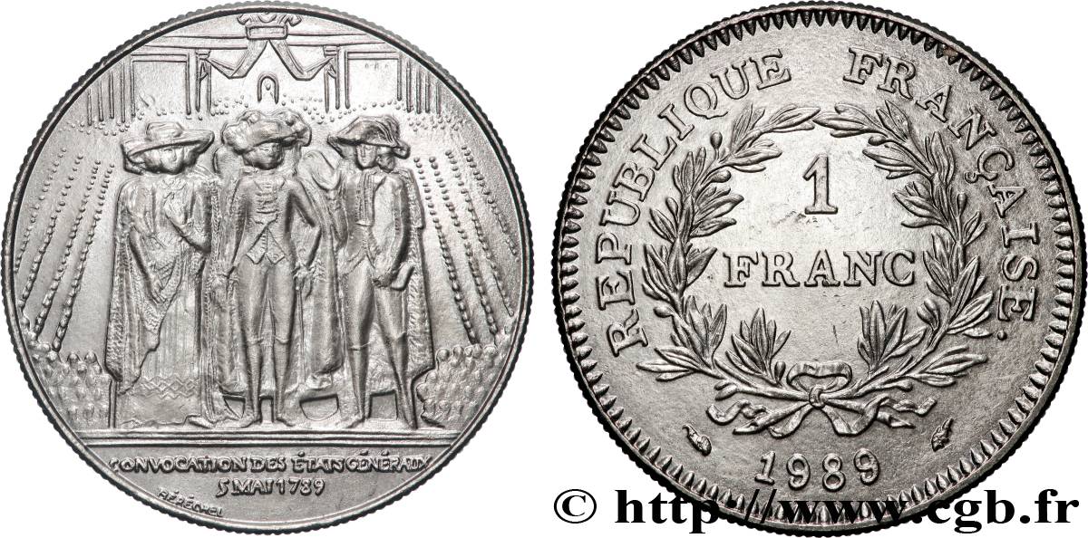 1 franc États Généraux 1989  F.228/2 MS 