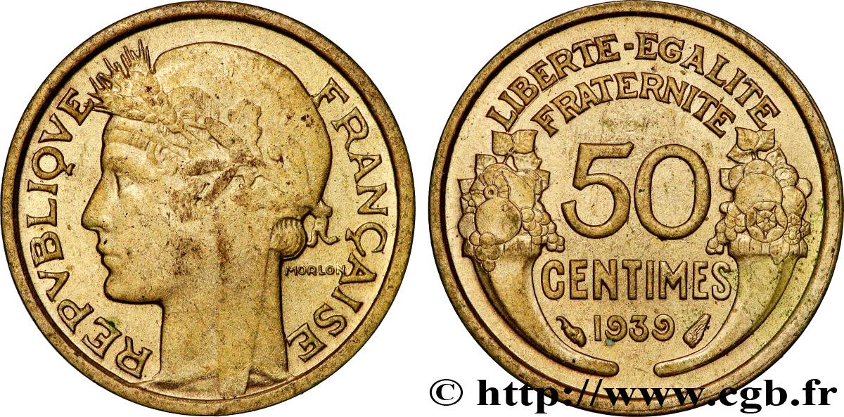 50 centimes Morlon 1939  F.192/15 VZ 