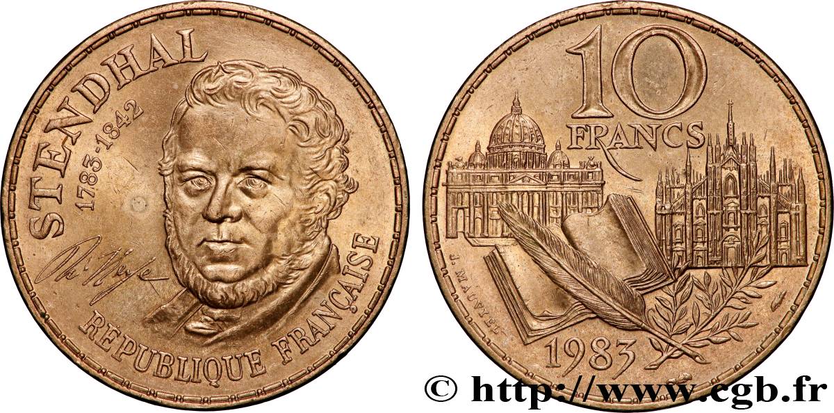 10 francs Stendhal 1983  F.368/2 SUP 