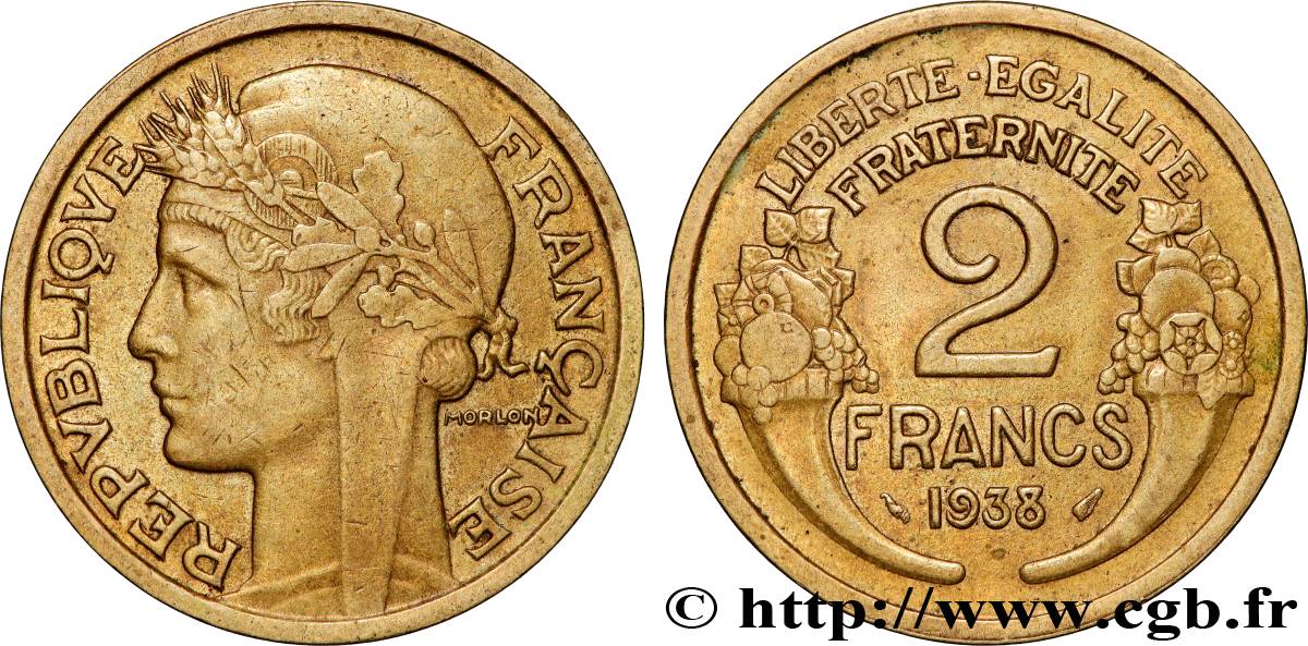 2 francs Morlon 1938  F.268/11 AU 