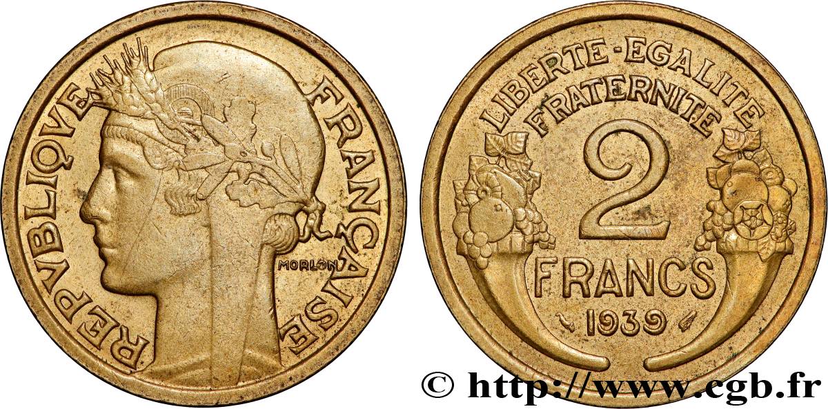 2 francs Morlon 1939  F.268/12 q.SPL 