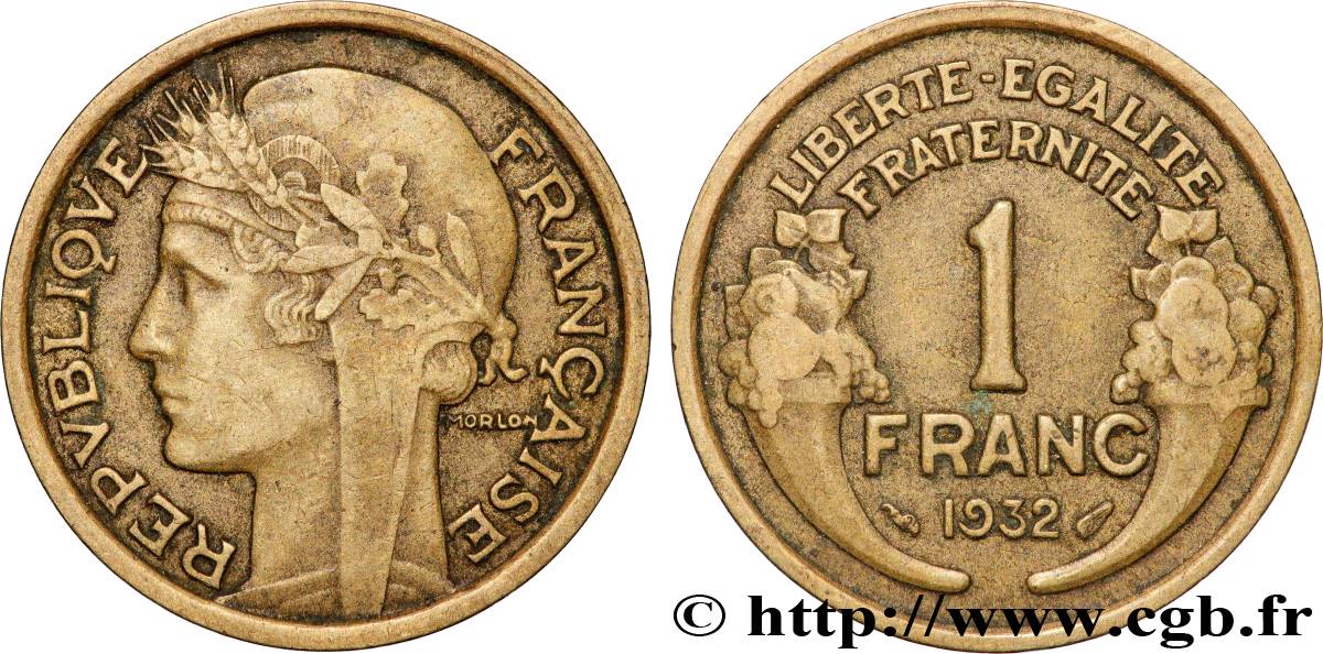 1 franc Morlon 1932 Paris F.219/3 TTB 