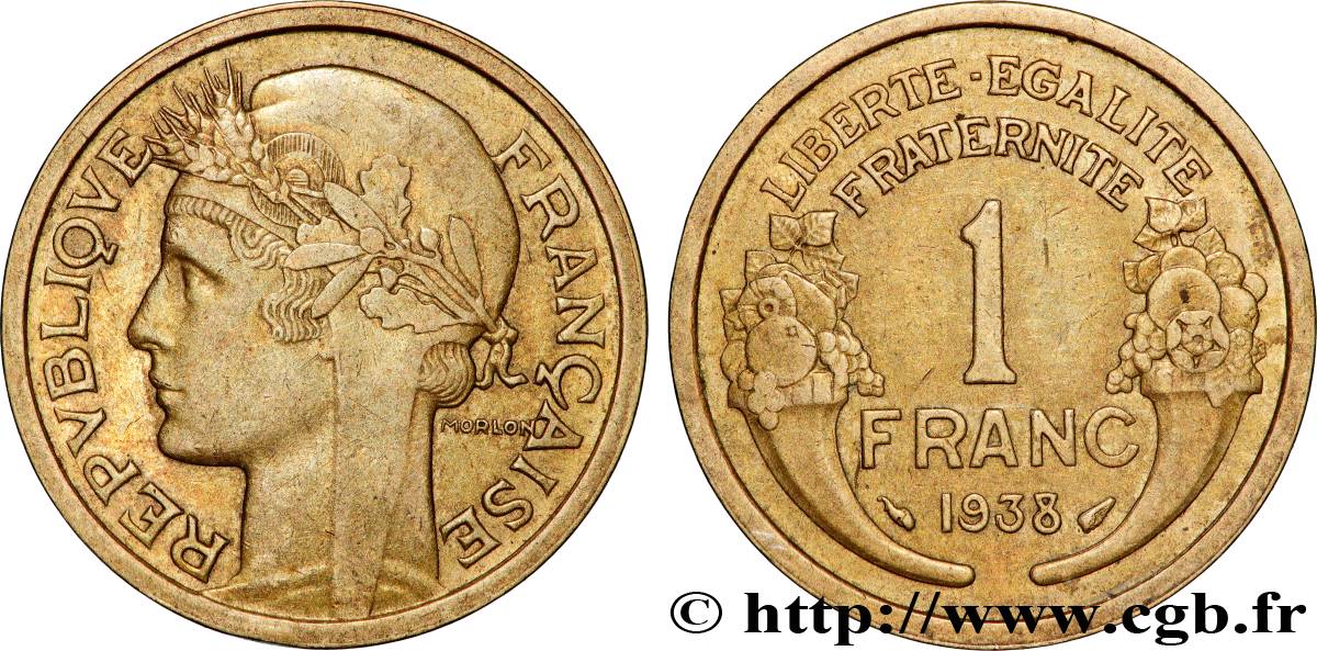 1 franc Morlon 1938 Paris F.219/9 MS 
