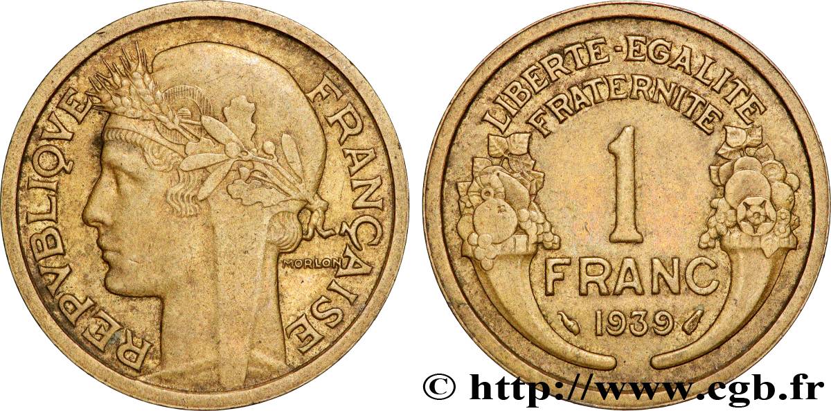 1 franc Morlon 1939 Paris F.219/10 AU 