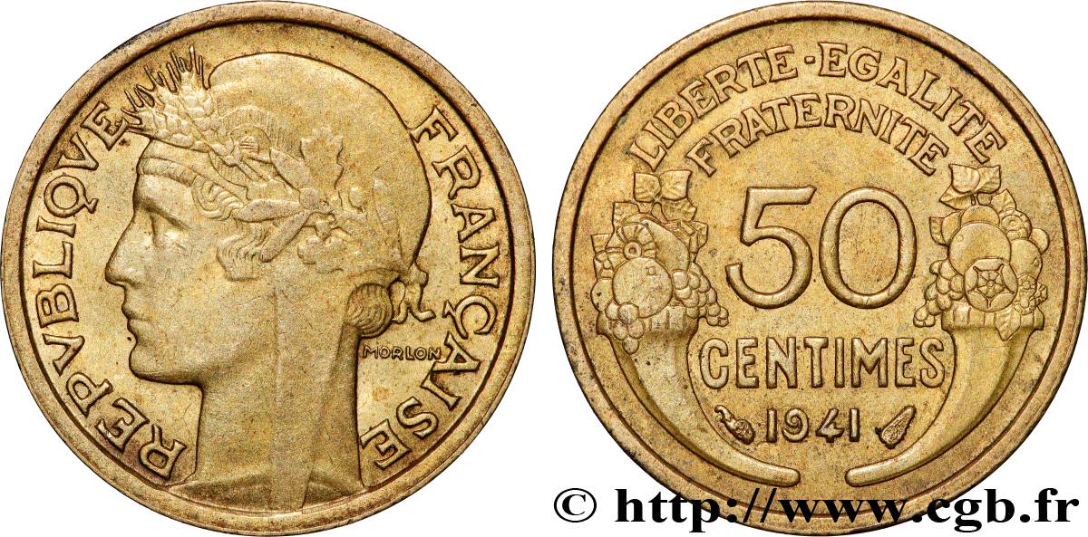 50 centimes Morlon 1941  F.192/18 VZ 