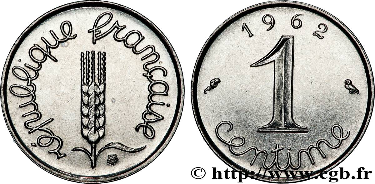 1 centime Épi 1962 Paris F.106/4 EBC 