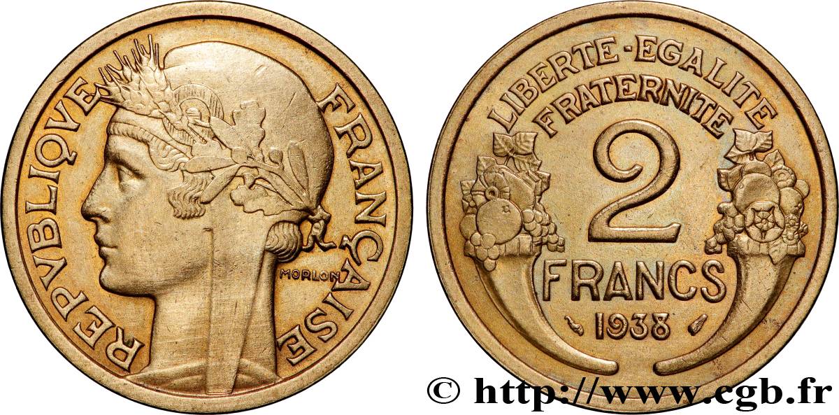 2 francs Morlon 1938  F.268/11 MS 