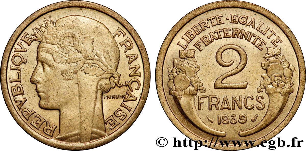 2 francs Morlon 1939  F.268/12 AU 