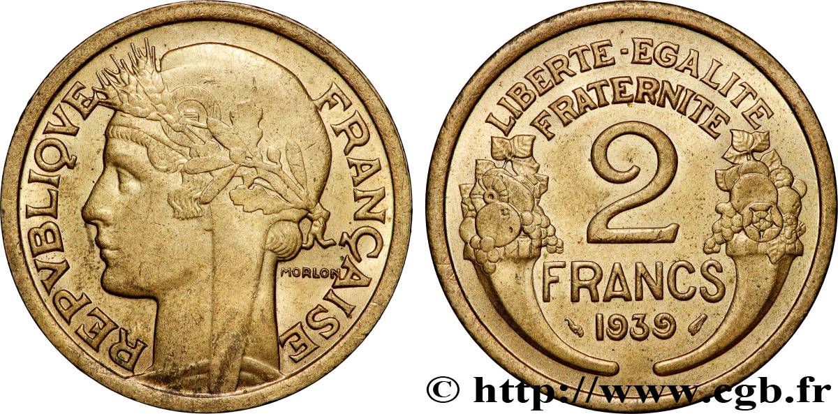 2 francs Morlon 1939  F.268/12 fVZ 