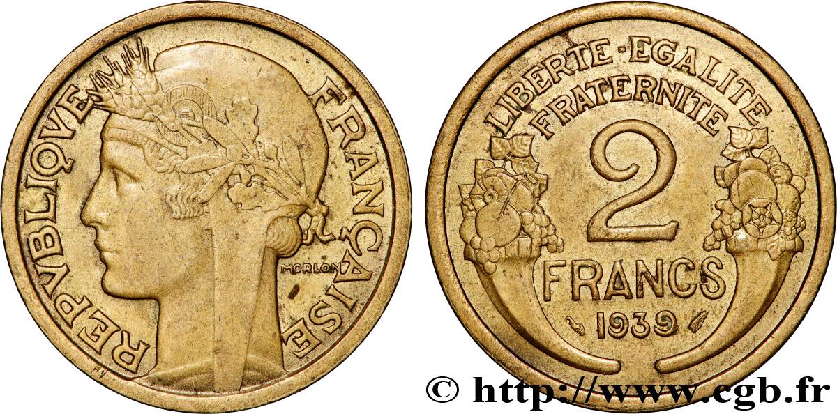 2 francs Morlon 1939  F.268/12 TTB+ 