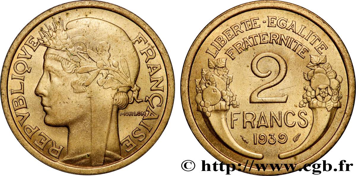 2 francs Morlon 1939  F.268/12 fVZ 