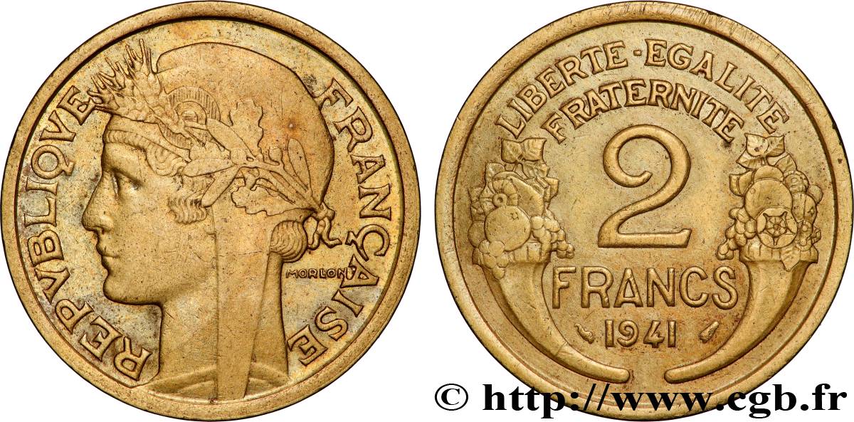 2 francs Morlon 1941  F.268/14 q.SPL 