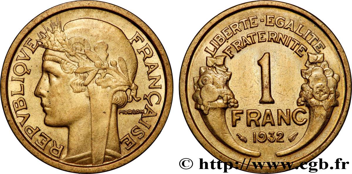 1 franc Morlon 1932 Paris F.219/3 AU 