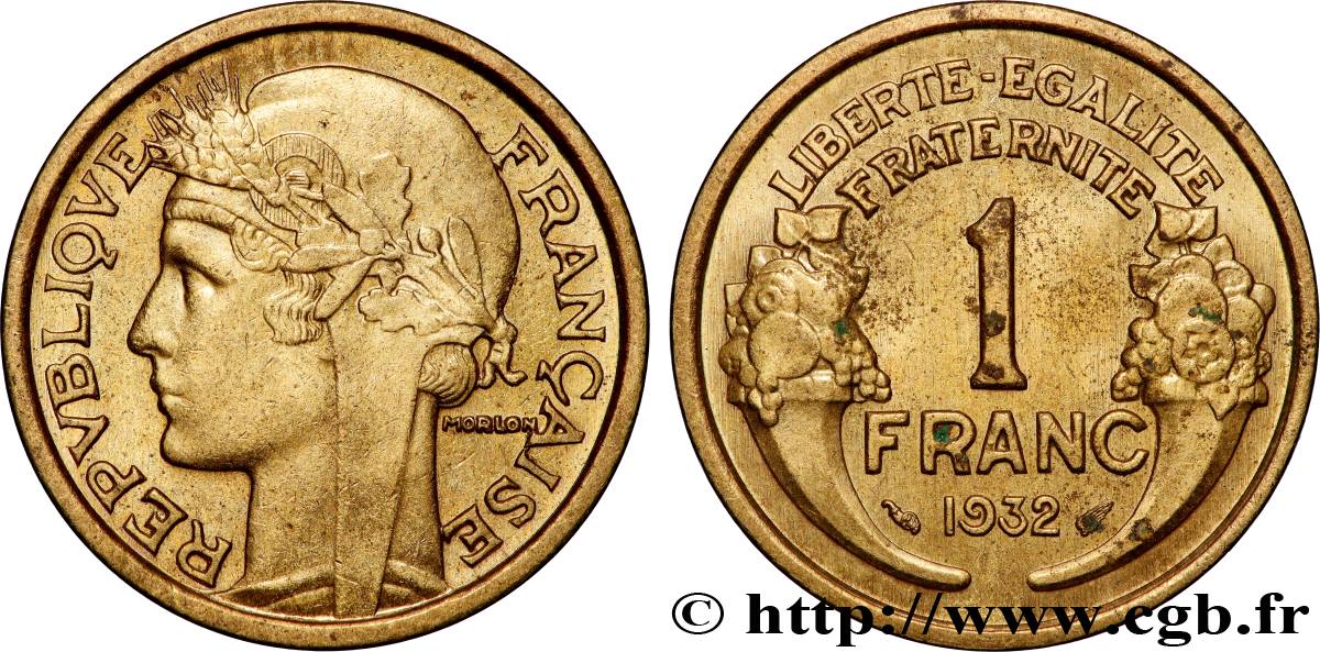 1 franc Morlon 1932 Paris F.219/3 TTB+ 