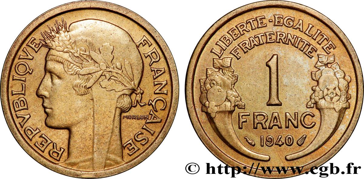 1 franc Morlon 1940 Paris F.219/11 VZ+ 