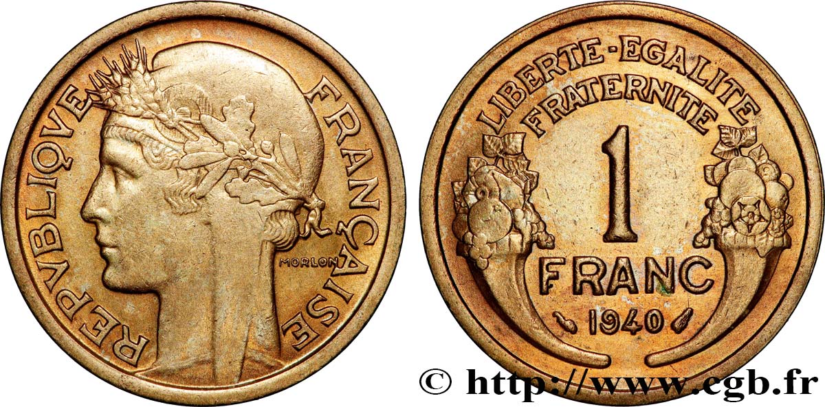 1 franc Morlon 1940 Paris F.219/11 MS 