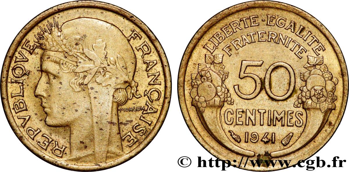 50 centimes Morlon 1941  F.192/18 VZ 