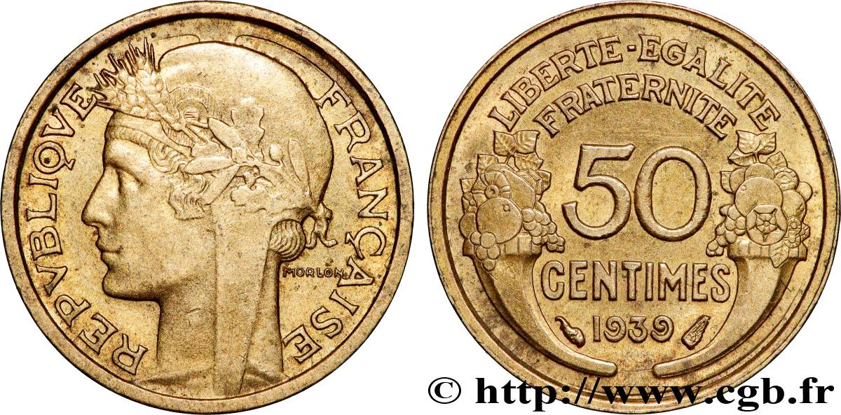 50 centimes Morlon 1939  F.192/15 VZ 
