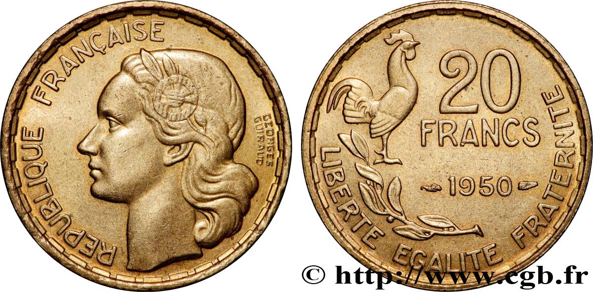 20 francs Georges Guiraud 1950  F.401/1 AU 