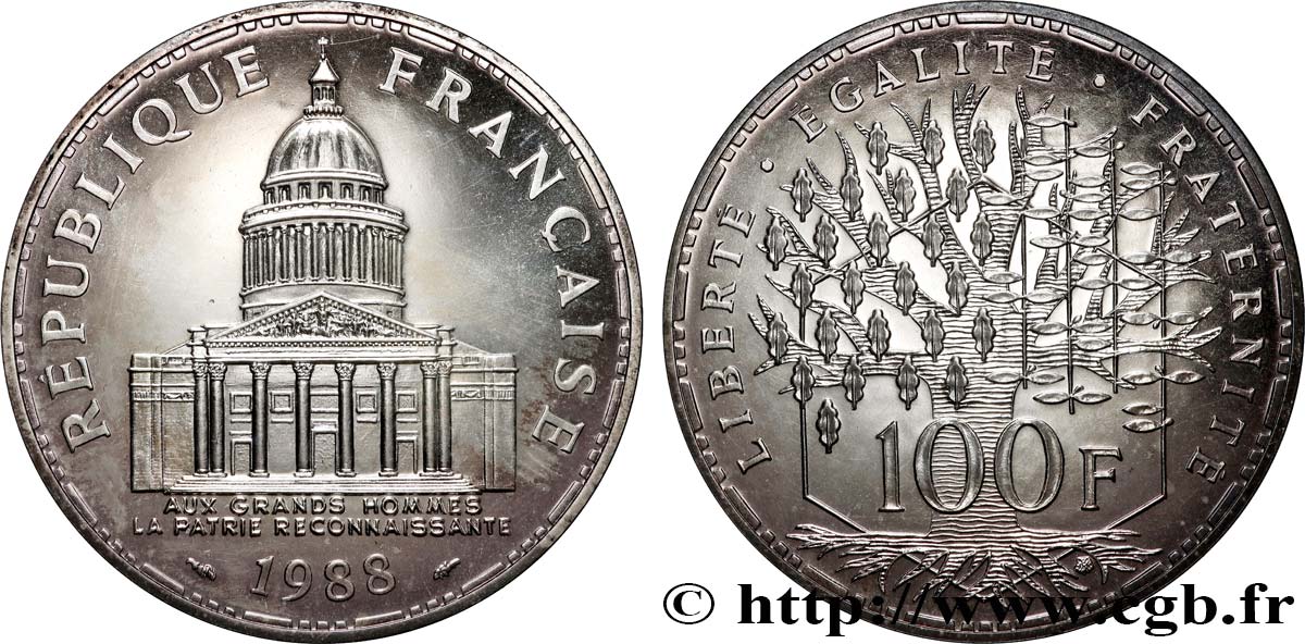 100 francs Panthéon 1988  F.451/8 MS 