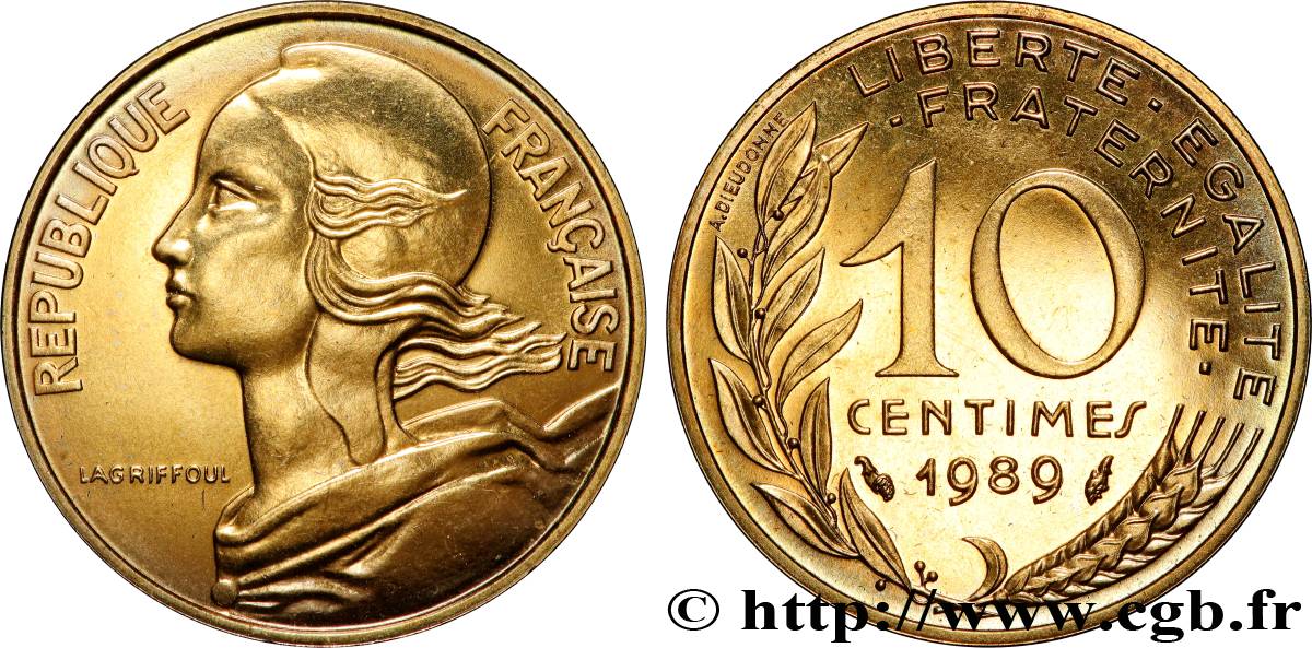 10 centimes Marianne 1989 Pessac F.144/29 FDC 