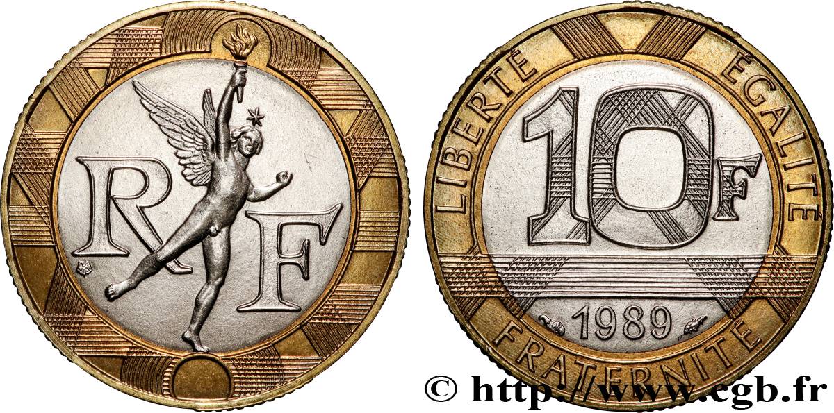10 francs Génie de la Bastille 1989 Pessac F.375/3 MS 