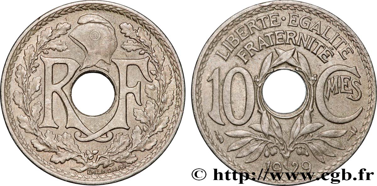 10 centimes Lindauer 1929  F.138/16 XF 