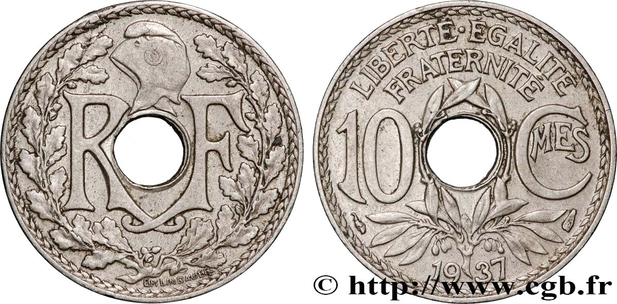 10 centimes Lindauer 1937  F.138/24 SPL 