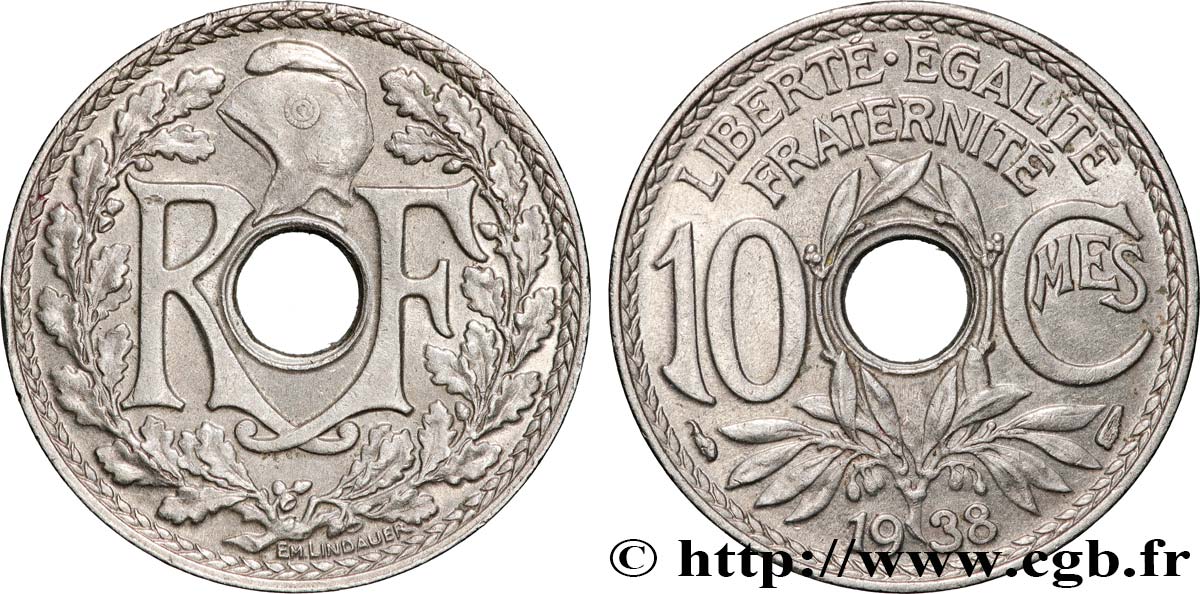 10 centimes Lindauer 1938  F.138/25 AU 