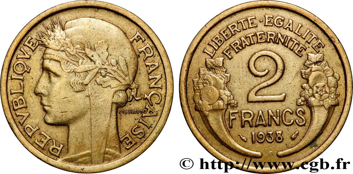2 francs Morlon 1938  F.268/11 q.SPL 