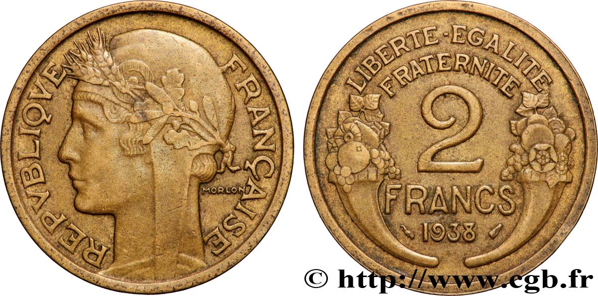 2 francs Morlon 1938  F.268/11 q.SPL 