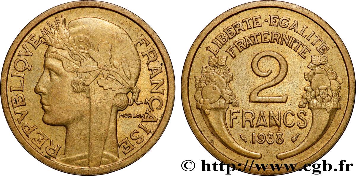 2 francs Morlon 1938  F.268/11 SUP 