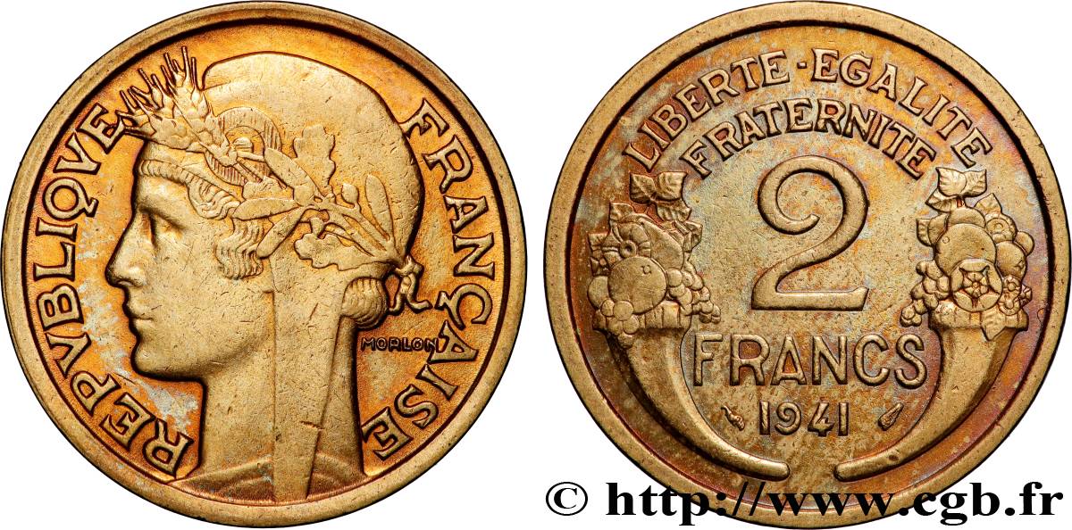 2 francs Morlon 1941  F.268/14 q.SPL 