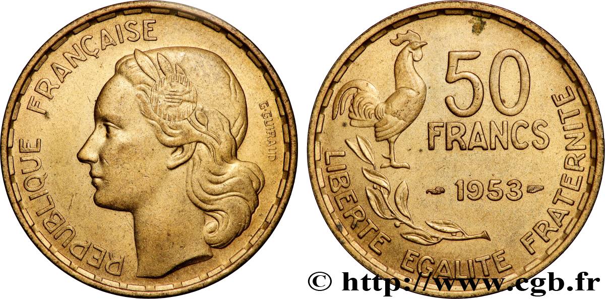 50 francs Guiraud 1953  F.425/10 AU 
