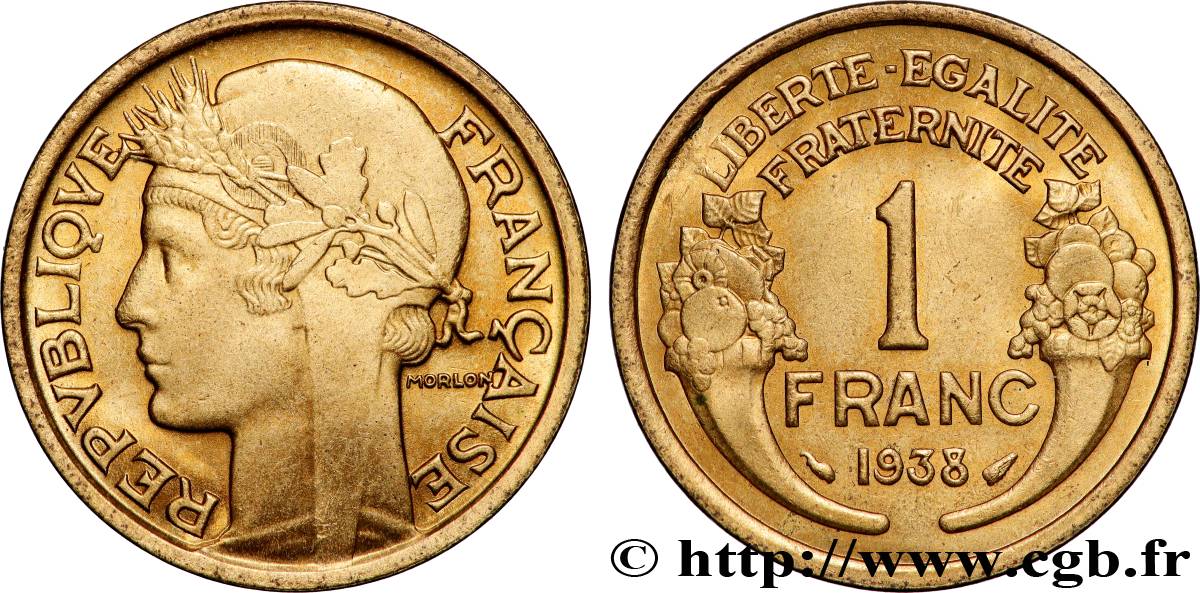 1 franc Morlon 1938 Paris F.219/9 SPL 