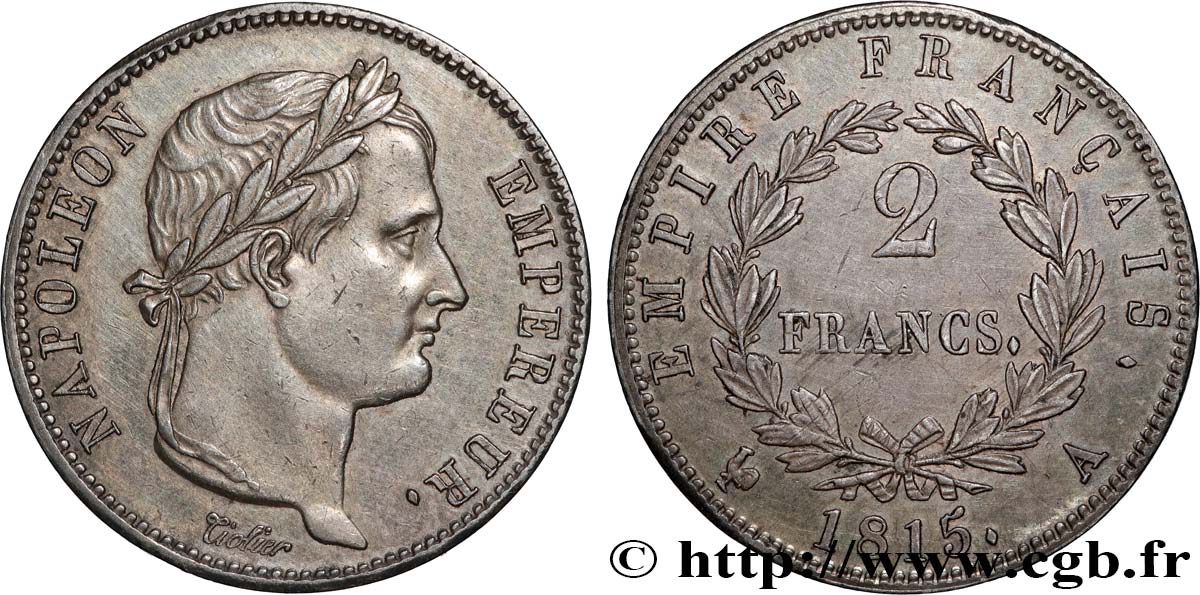 2 francs Cent-Jours 1815 Paris F.256/1 AU 