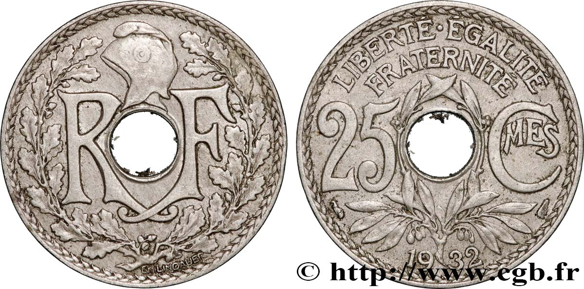 25 centimes Lindauer 1932  F.171/16 XF 