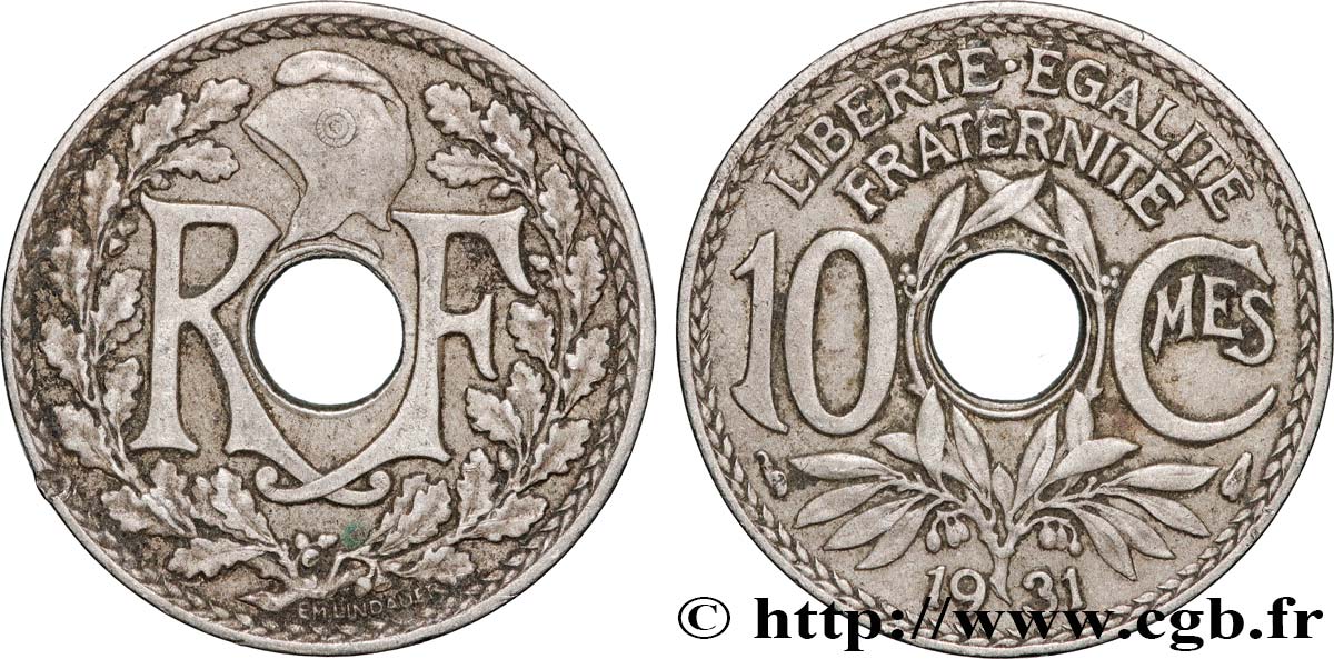 10 centimes Lindauer 1931  F.138/18 TTB+ 