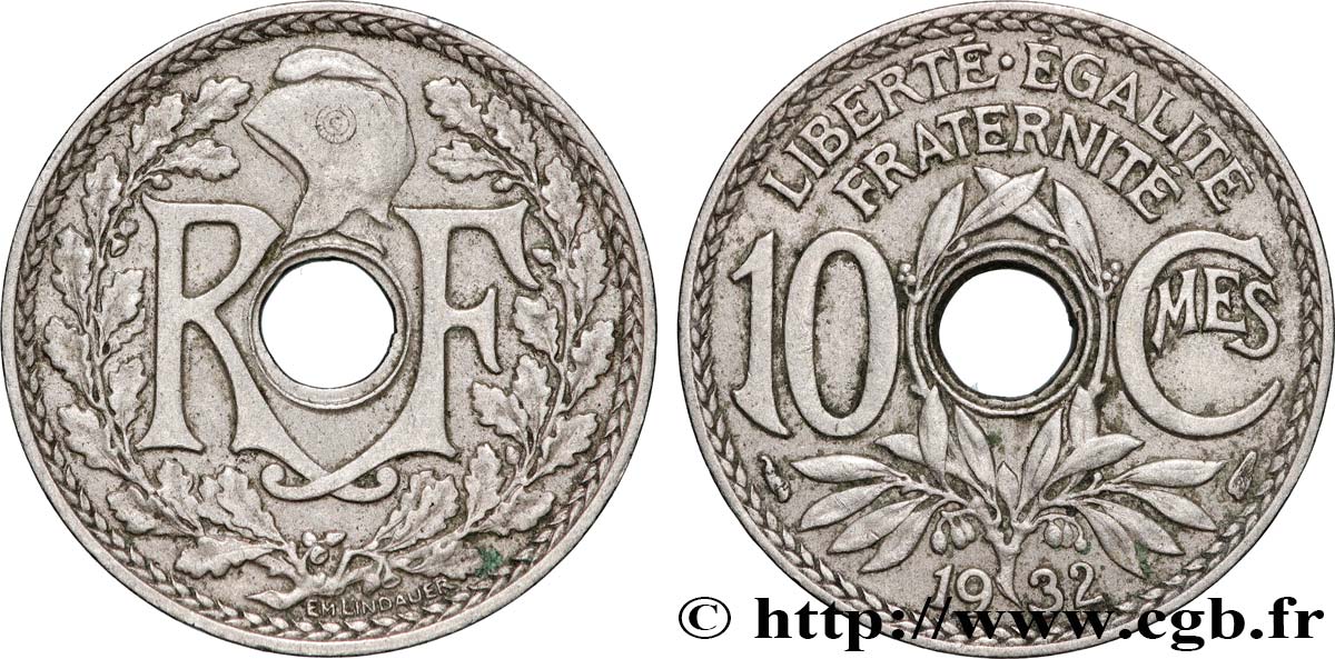 10 centimes Lindauer 1932  F.138/19 BB 