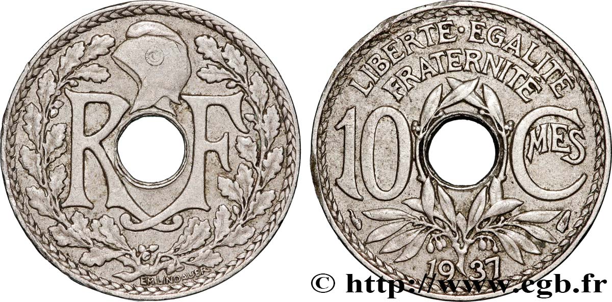 10 centimes Lindauer 1937  F.138/24 AU 