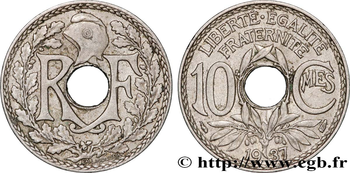 10 centimes Lindauer 1937  F.138/24 SUP 