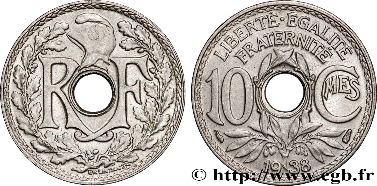 10 centimes Lindauer 1938  F.138/25 SUP 