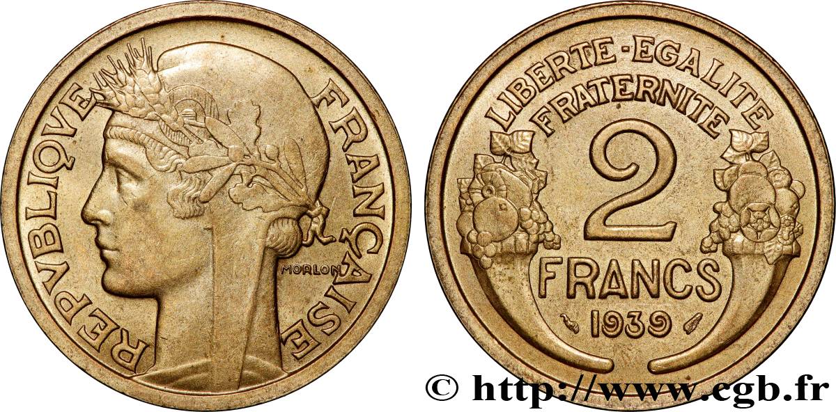 2 francs Morlon 1939  F.268/12 TTB+ 