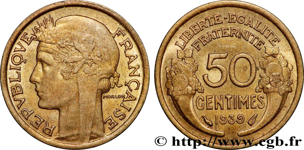 50 centimes Morlon 1939  F.192/15 AU 